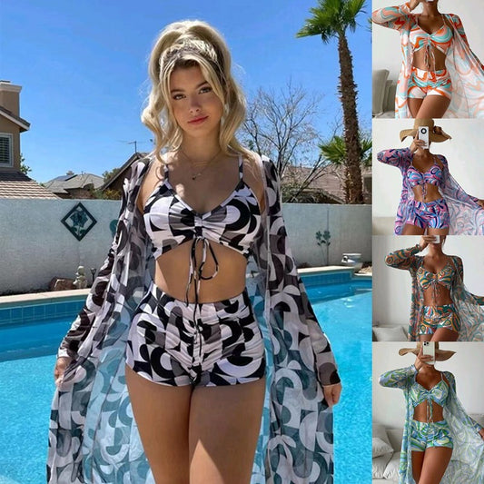 Costume da bagno bikini a tre pezzi da donna - Ame Morena