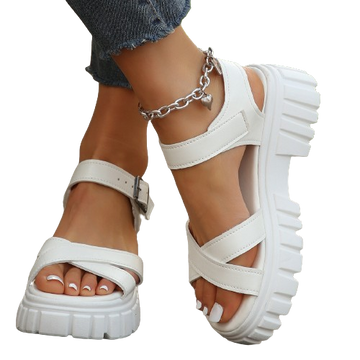 Solid Color Casual Sandals