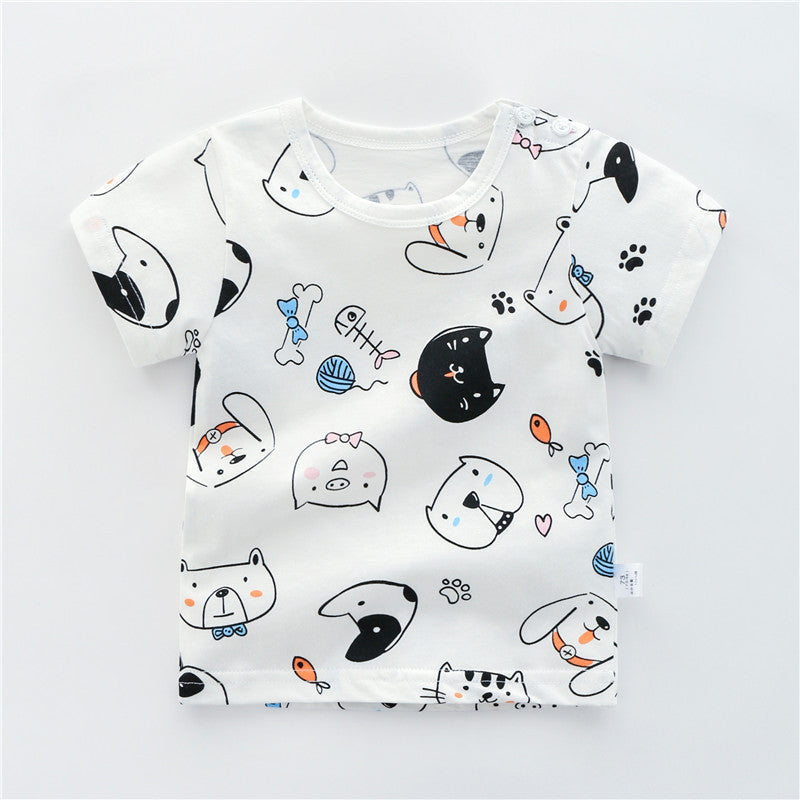 Cotton t-shirt for babies and children