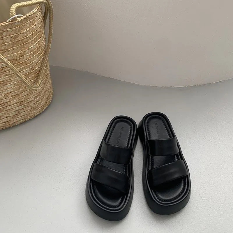 Pantofole con plateau - Ame Morena