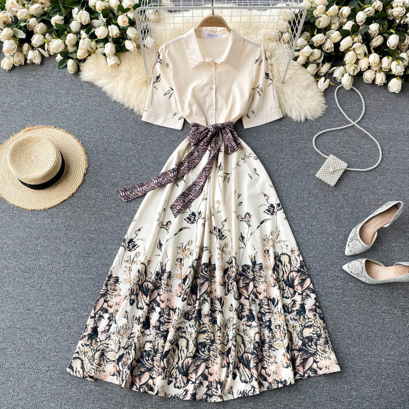 Dress with print