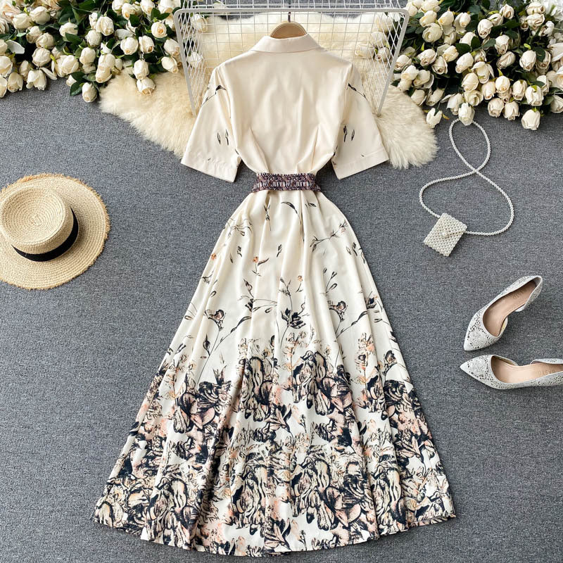 Dress with print