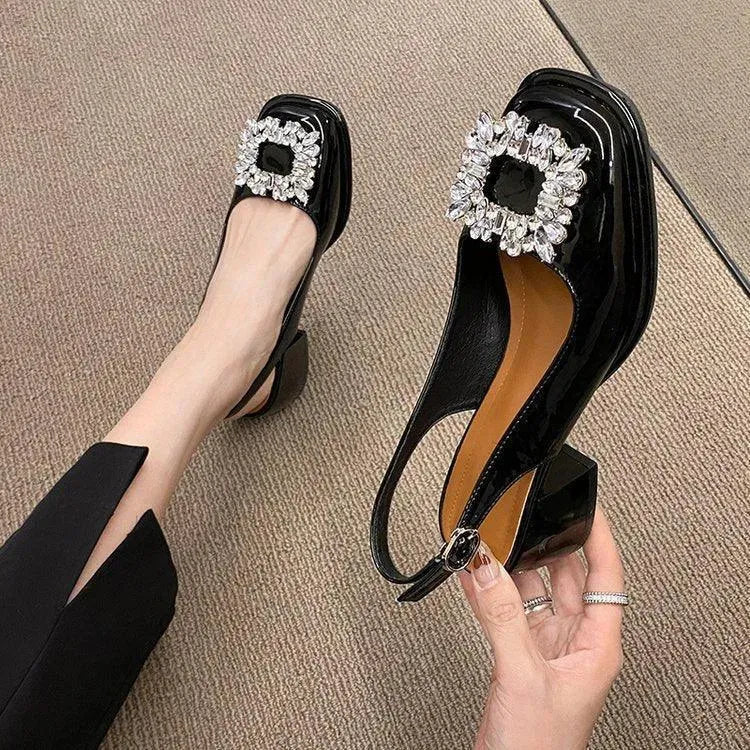 Sandali tacco grosso eleganti hot sale