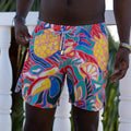 Pantaloncini da spiaggia casual stampati larghi - Ame Morena