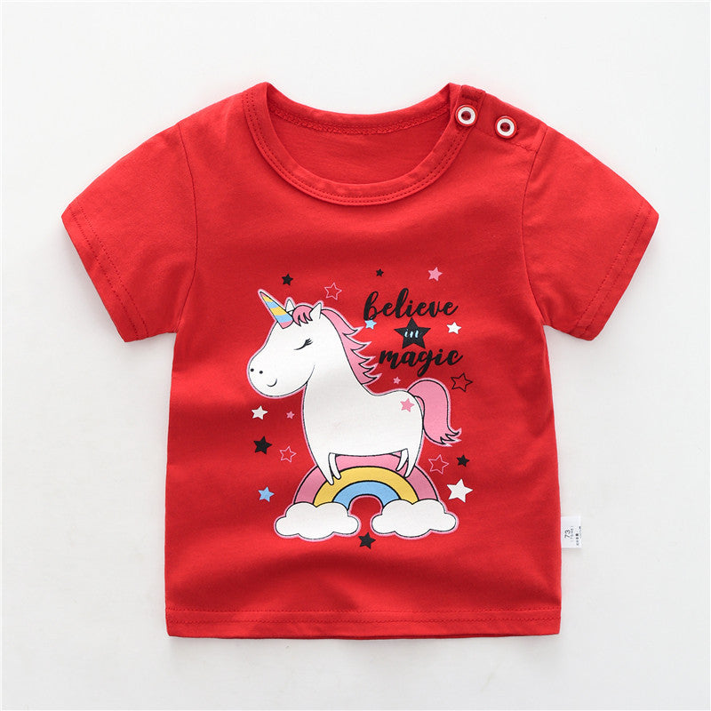 Cotton t-shirt for babies and children