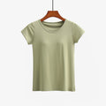 T-shirt a maniche corte con reggiseno imbottito sul petto - Ame Morena