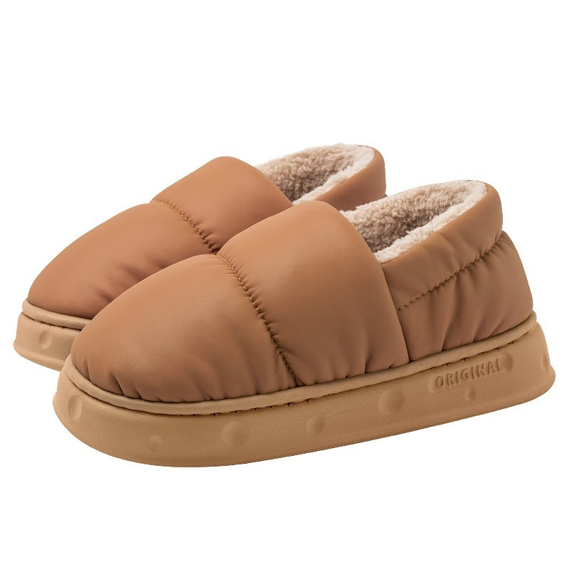 Pantofole in cotone caldo peluche antiscivolo