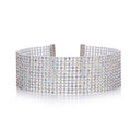 Collana con strass di cristallo pieno da donna - Ame Morena