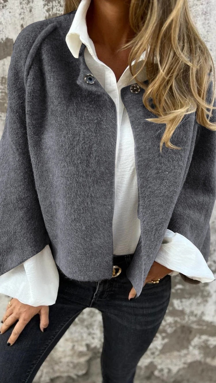 Cardigan da donna con maniche a pipistrello