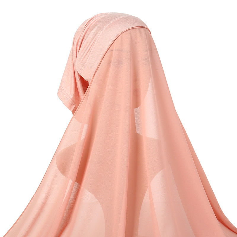 Sciarpa comoda da abito da donna in chiffon perlato - Ame Morena