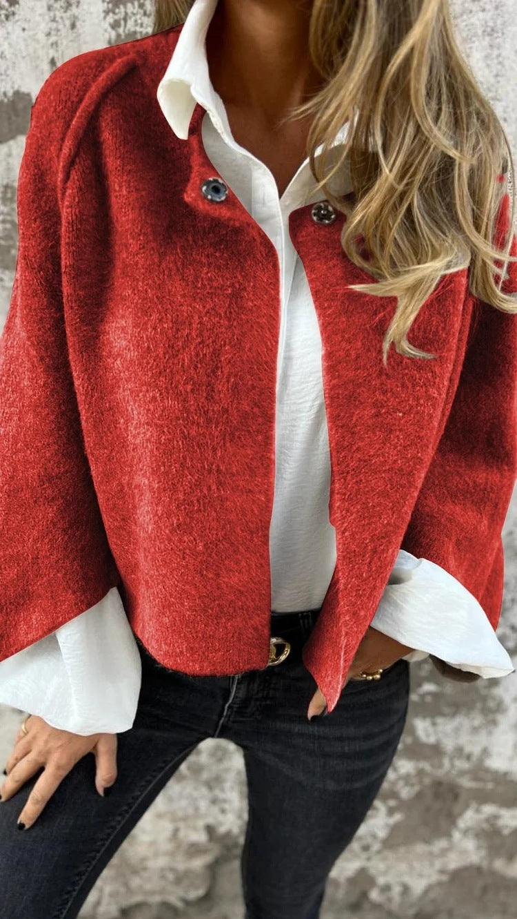 Cardigan da donna con maniche a pipistrello