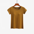 T-shirt a maniche corte con reggiseno imbottito sul petto - Ame Morena