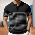 Polo casual a righe da uomo - Ame Morena