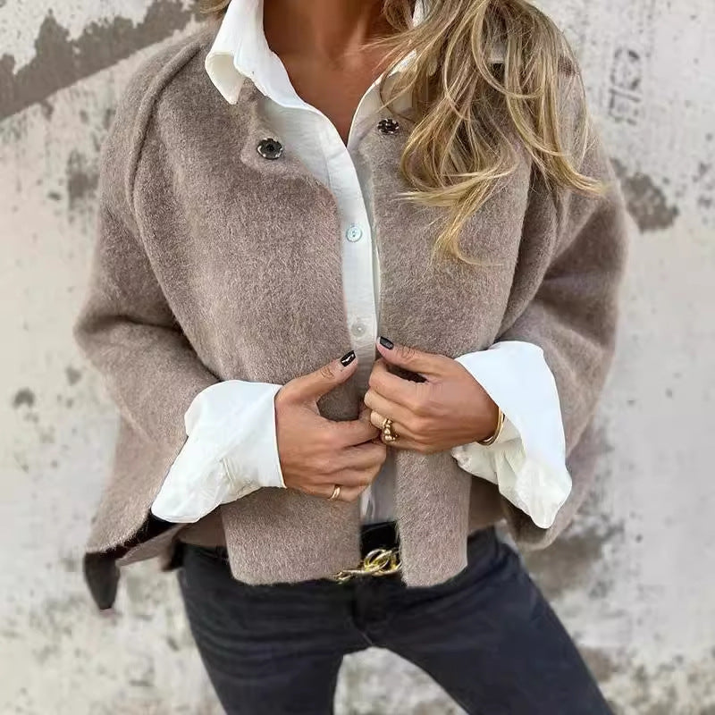 Cardigan da donna con maniche a pipistrello