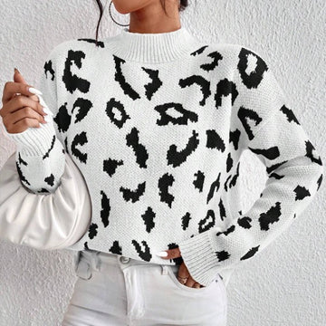 Top con stampa leopardata