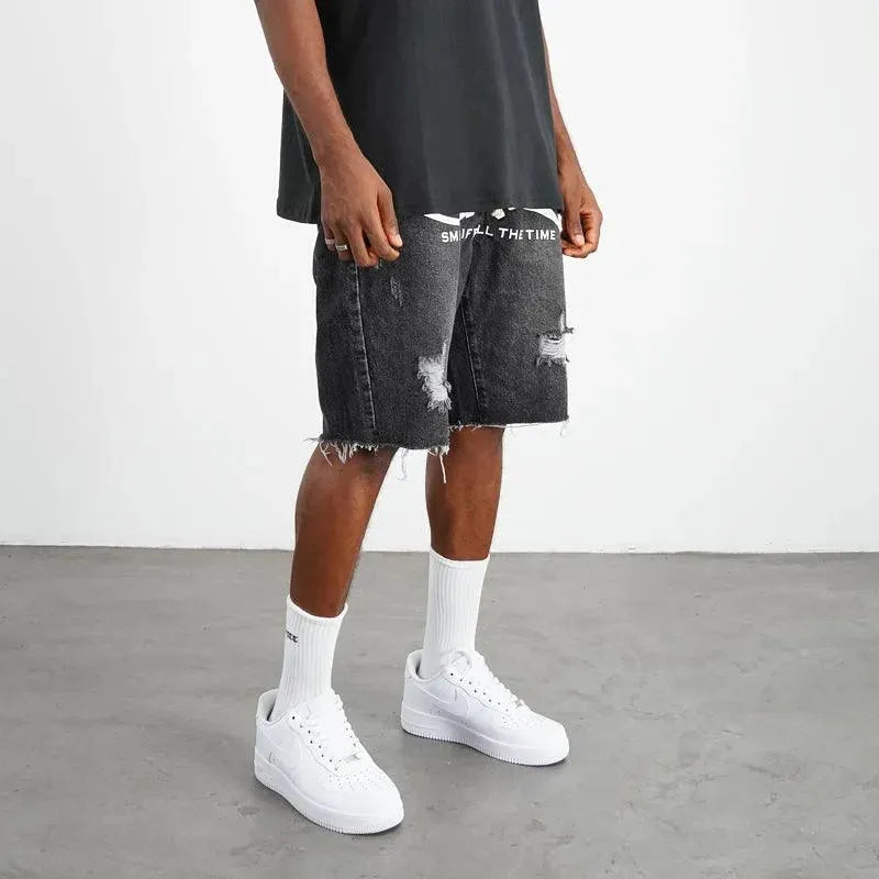 Shorts in denim - Ame Morena