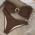 Bikini donna 2 pezzi con dettaglio centrale