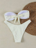 Bikini donna 2 pezzi con dettaglio centrale