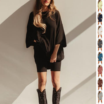 Completo Donna Oversize Estivo 2 Pezzi T-shirt + Shorts