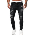 Jeans Skinny Strappati da Uomo