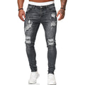 Jeans Skinny Strappati da Uomo