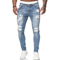 Jeans Skinny Strappati da Uomo