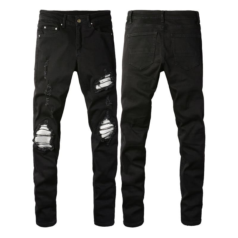 Jeans Strappati slim fit da uomo