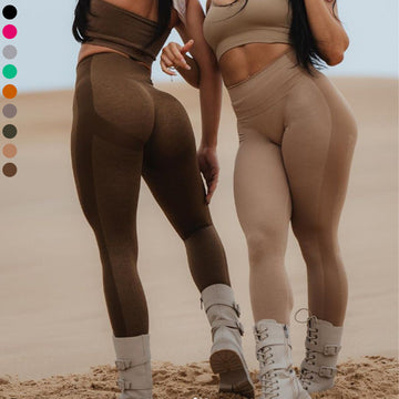 Leggings sportivi modellanti vita alta