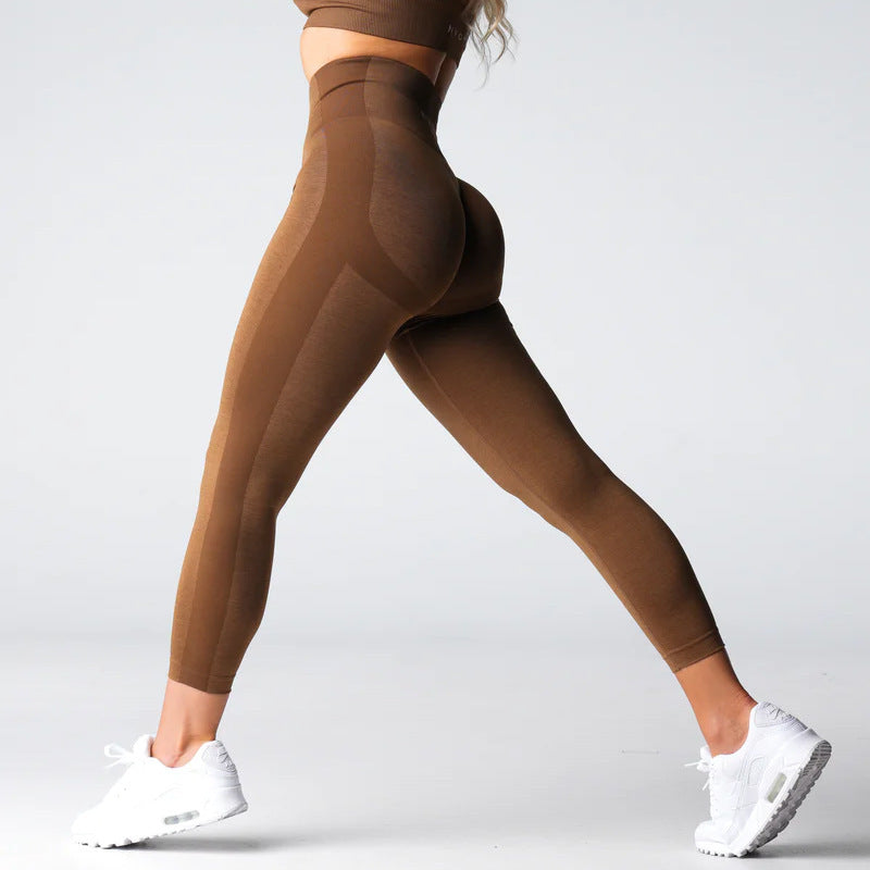 Leggings sportivi modellanti vita alta