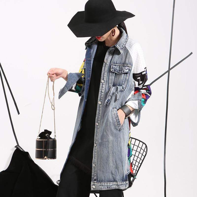 Trench in denim da donna - Ame Morena