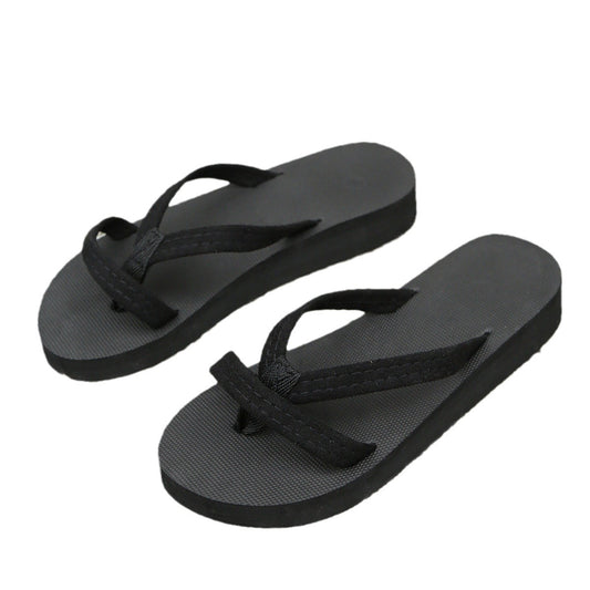 Women's slippers with non-slip raised bottom