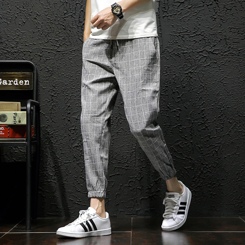 Pantaloni a quadri larghi casual - Ame Morena