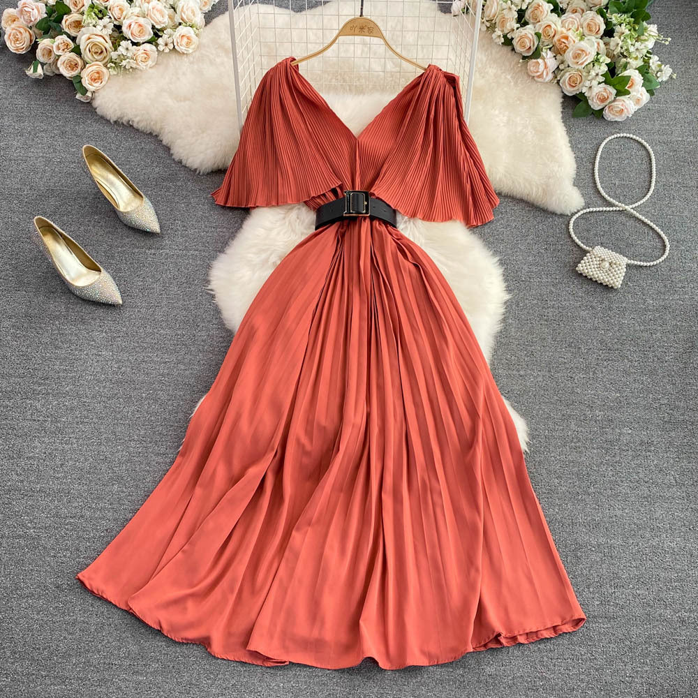 Long A-line dress