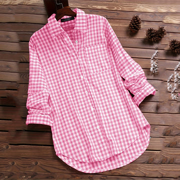 Camicia a maniche lunghe scozzese