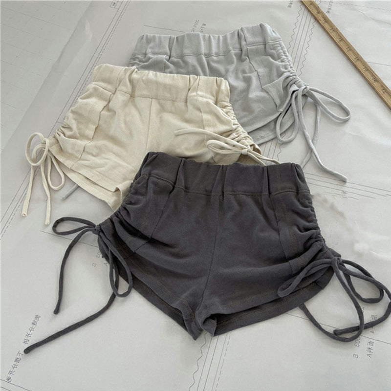 Sexy High Waist Drawstring Cotton Sports Casual Pants
