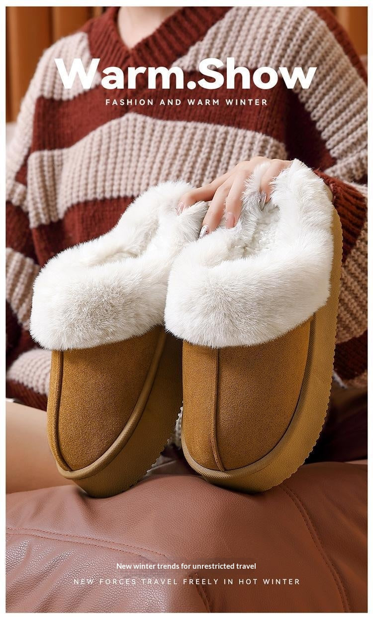 Pantofole Invernali Calde con Suola Spessa Antiscivolo