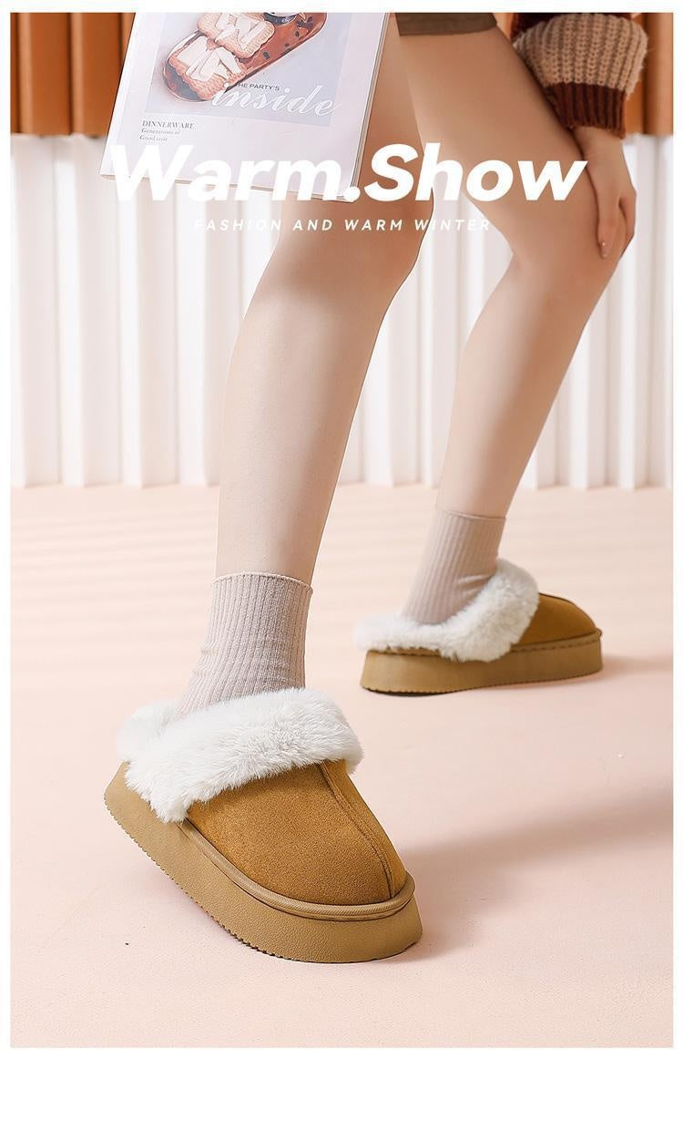 Pantofole Invernali Calde con Suola Spessa Antiscivolo
