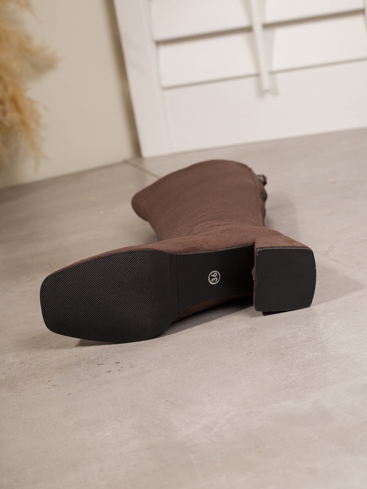 Stivali Elasticizzati Invernali Donna con Tacco Spesso