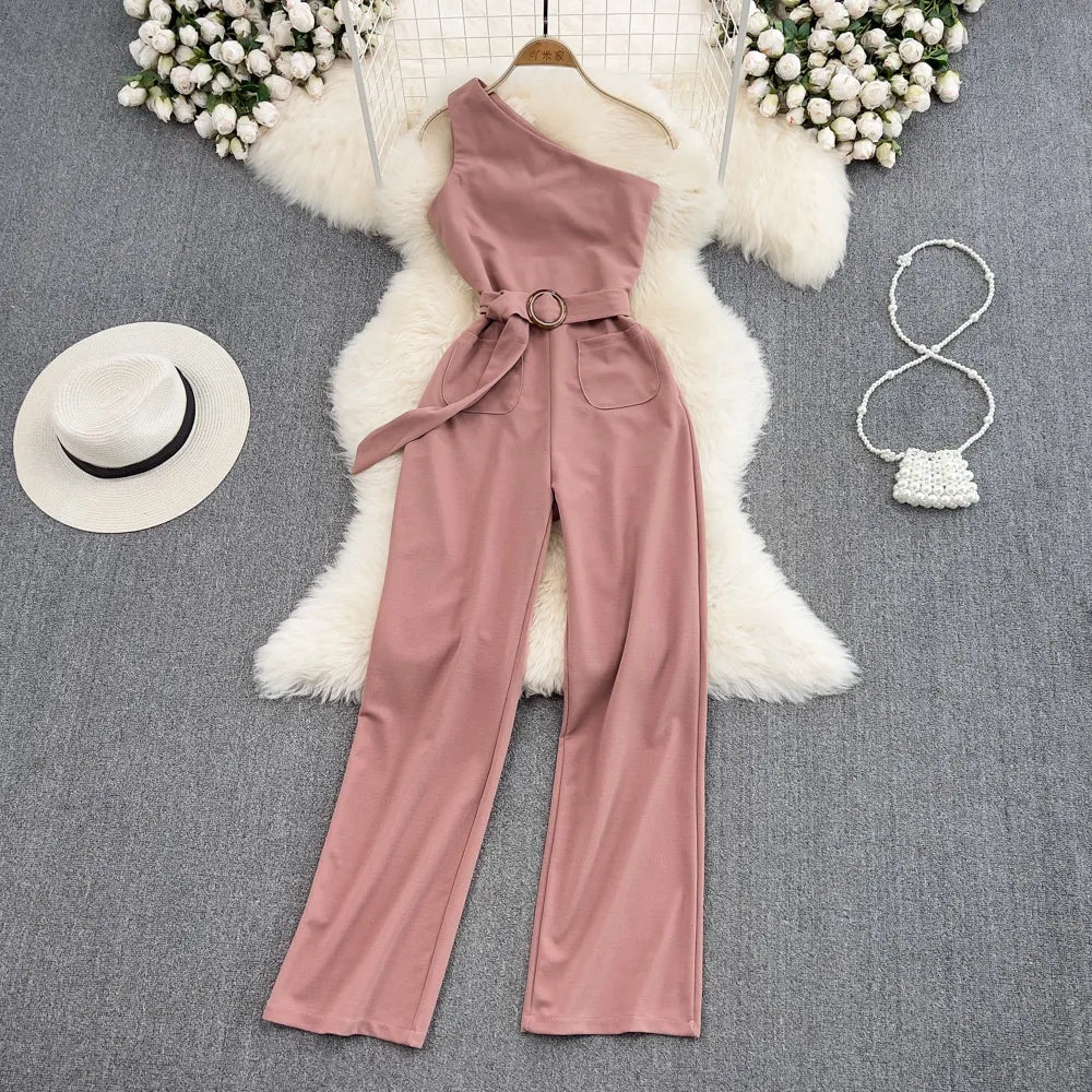 Tuta Estiva Monospalla a Gamba Larga