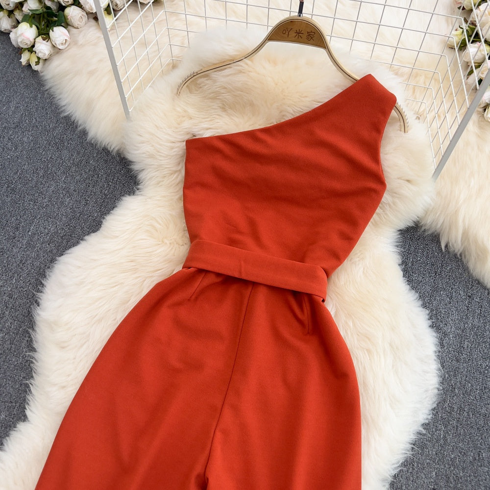 Tuta Estiva Monospalla a Gamba Larga