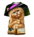 T-shirt da uomo stampa animalier 3D - Ame Morena