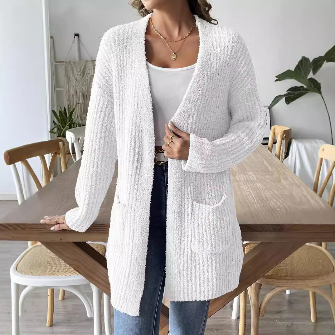 Maglione cardigan casual da donna