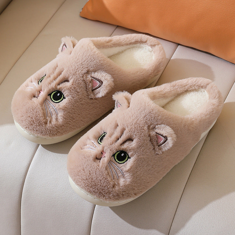 Pantofole in peluche simpatico gatto