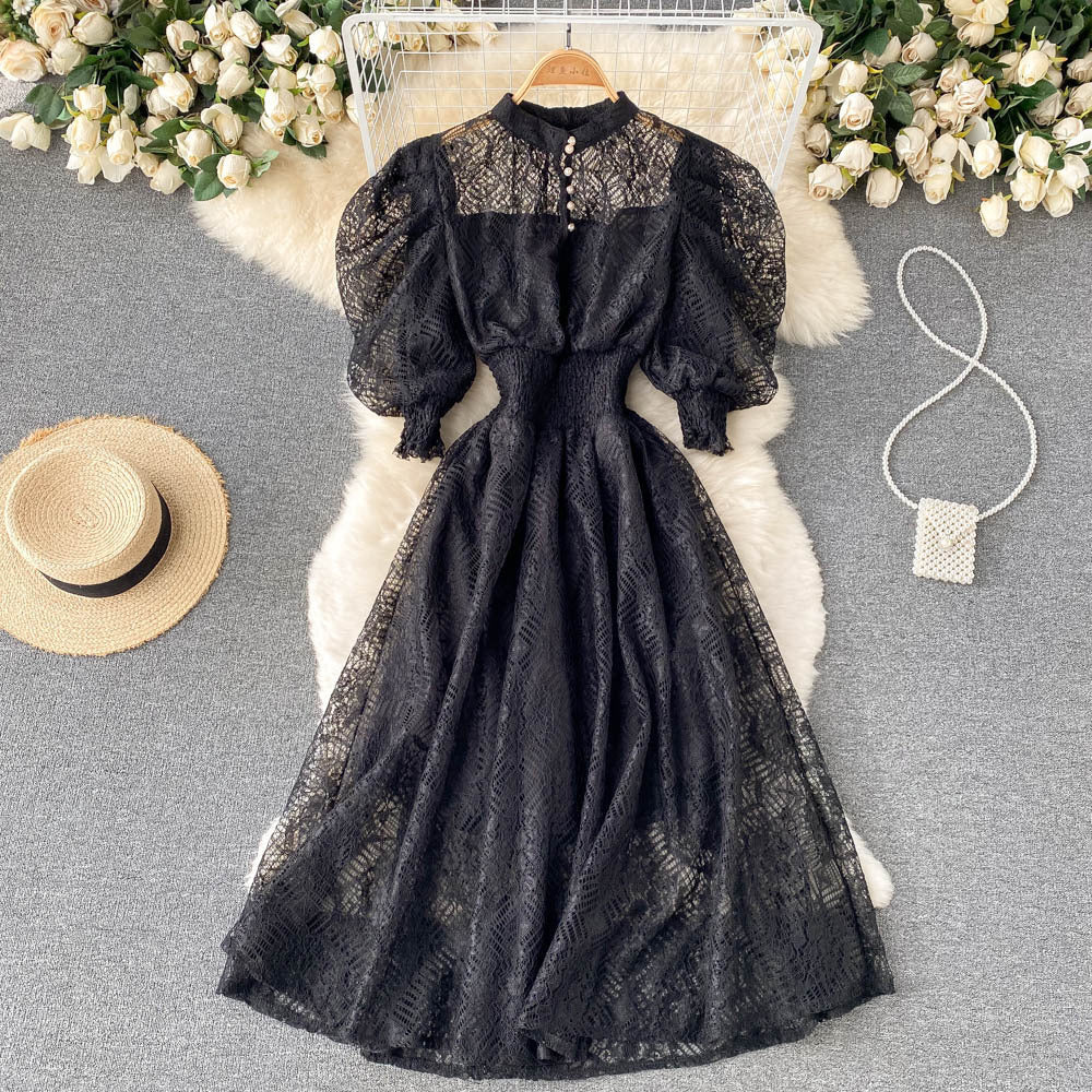 Elegant Vintage Lace Dress