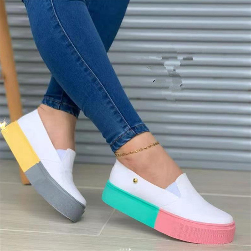 Scarpe da donna con fondo spesso abbinato