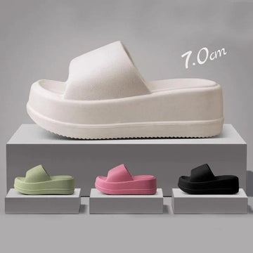 Pantofole piatte con tacco alto da 7 cm - Ame Morena